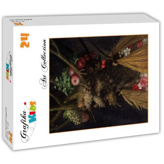 Пъзел Grafika Kids - Giuseppe Arcimboldo: Four Seasons in One Head ...