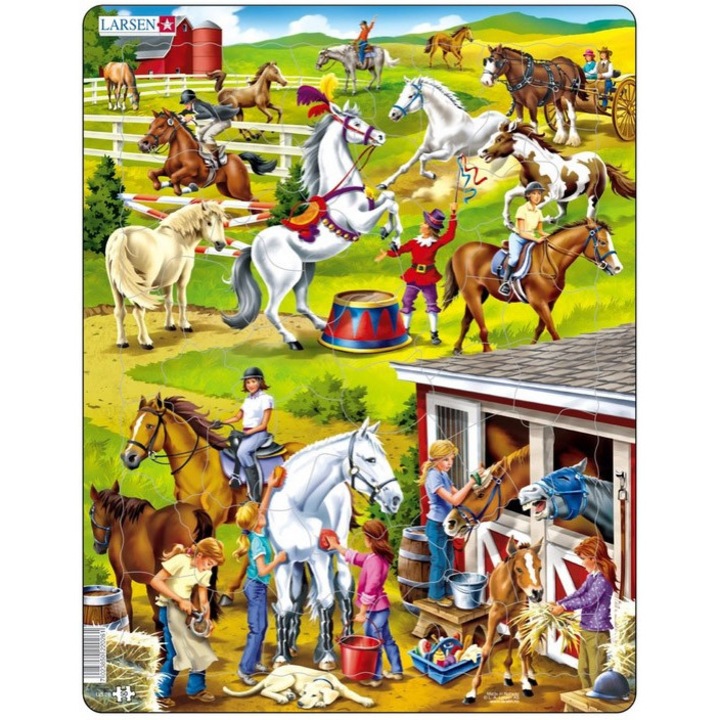 Larsen - Auf Dem Reiterhof 50 darabos Puzzle