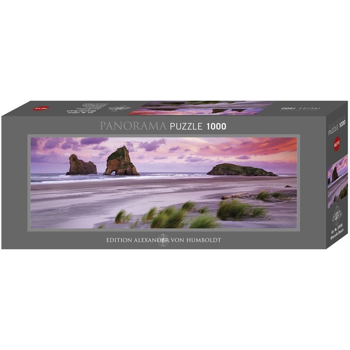 Пъзел panoramic Heye - Frank Krahmer: Wharariki Beach, 1.000 части (63204)