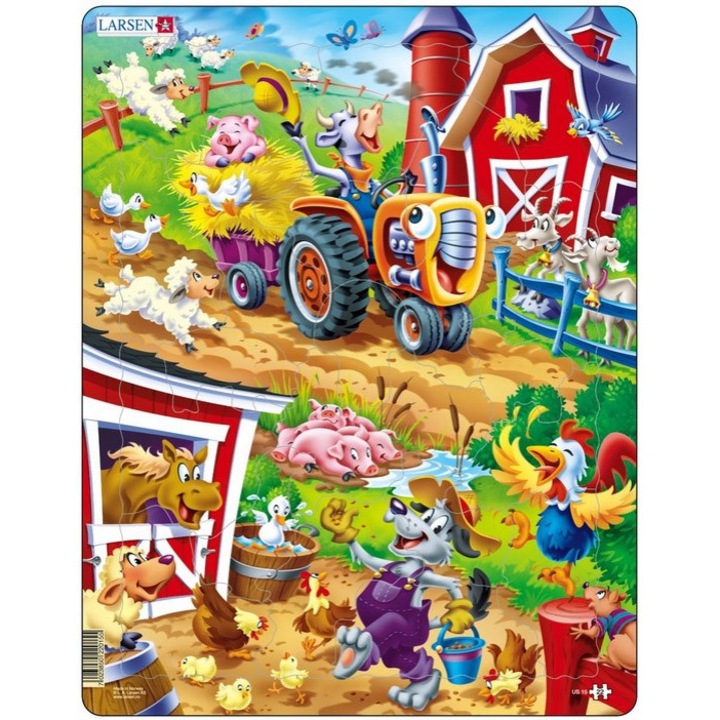 Larsen Maxi LA-US15 Forma puzzle 22 db Rajzfilmek (7023852118894)