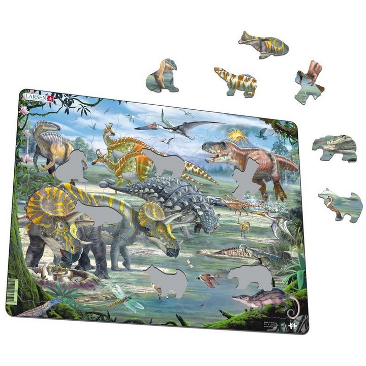 Larsen - Dinosaurs 65 darabos Puzzle