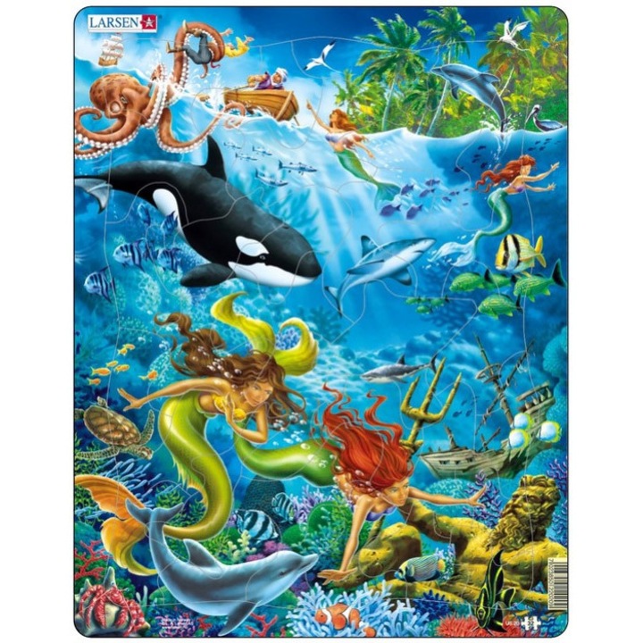 Larsen - Meerjungfrauen 32 darabos Puzzle