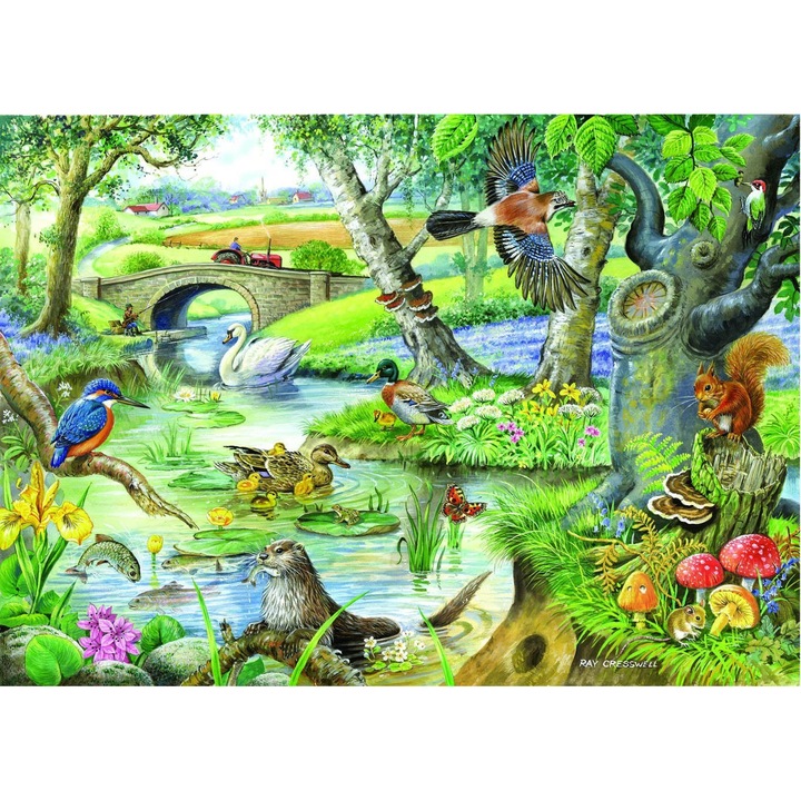 Puzzle The House of Puzzles - Tales Of The River, 500 darab, XXL (56861)