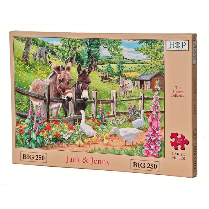 Puzzle The House of Puzzles - Jack & Jenny, 250 darab, XXL (60665)