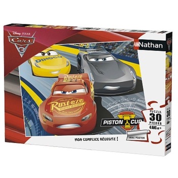 Puzzle Nathan - Cars 3, 30 piese (62477) Puzzle Nathan - Cars 3, 30 piese (62477)