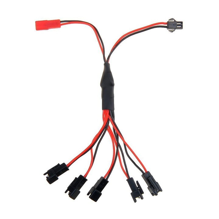 Cablu baterie 2 5 JST + SM Plug DFD F182 F183 F187 JJRC H8C H8D RC Drone