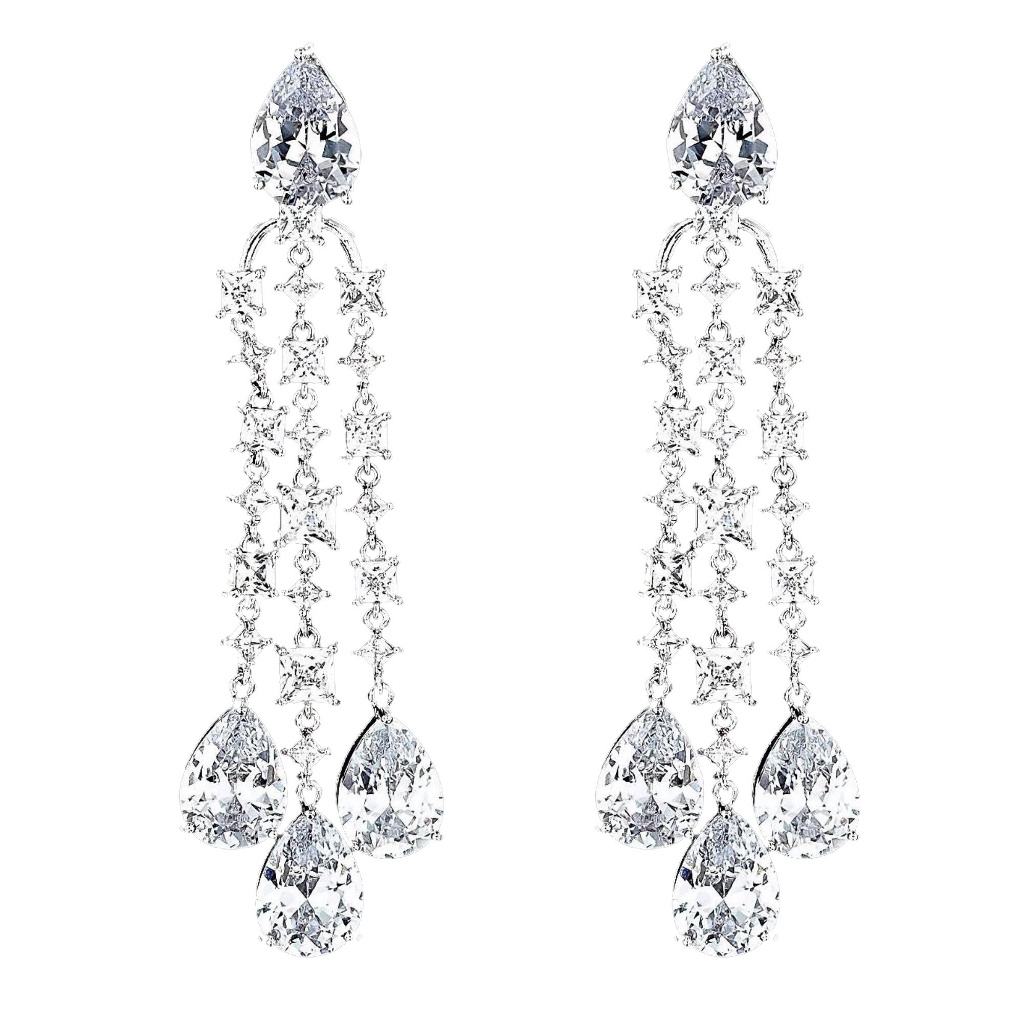 Cercei placati cu Aur 18K si Diamante, Octopus