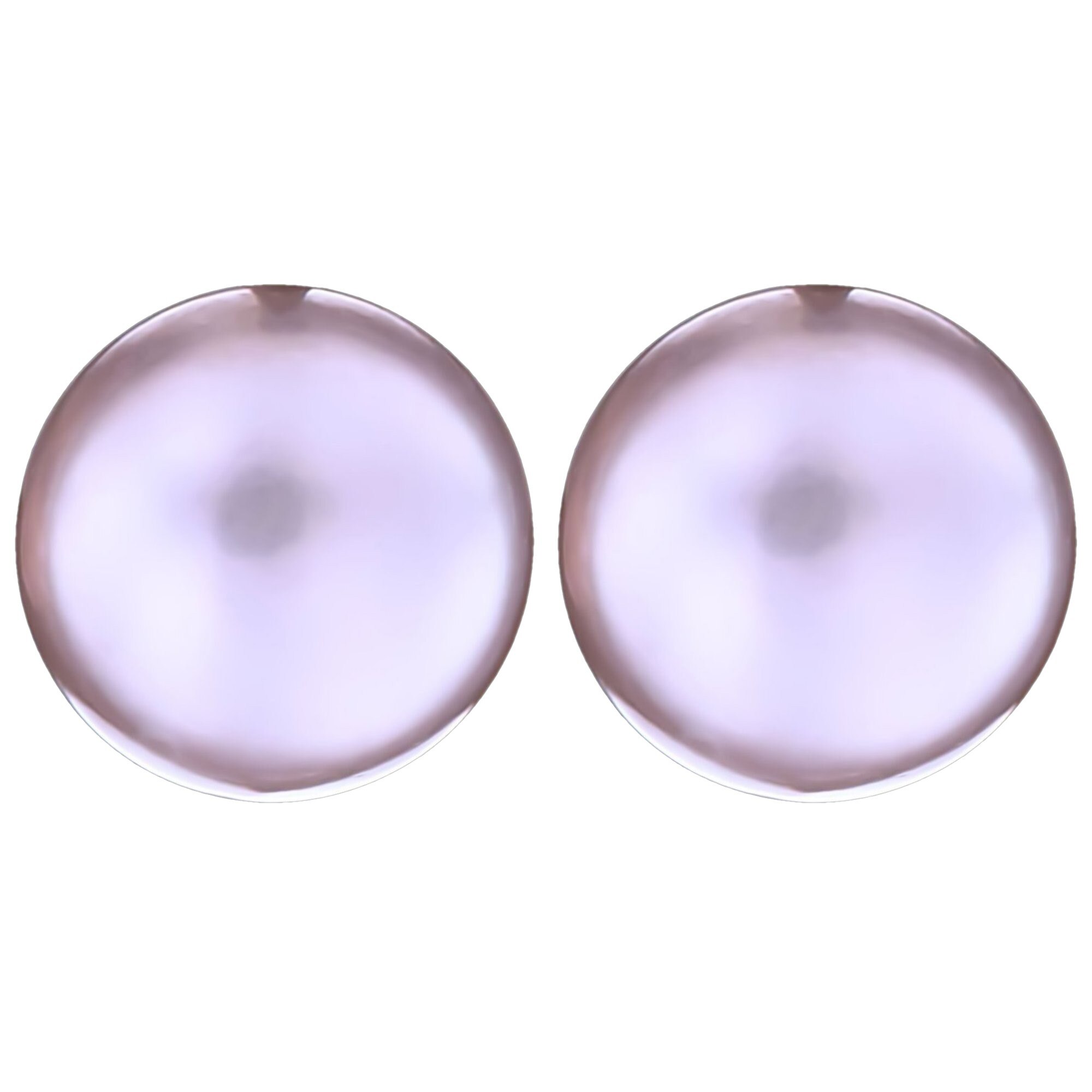 Cercei din Aur 18K si Perle Naturale, Ocean Breeze Purple