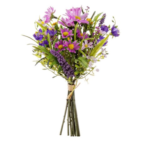 Buchet Mix Flori Artificiale Mov 24 Cm Emag Ro