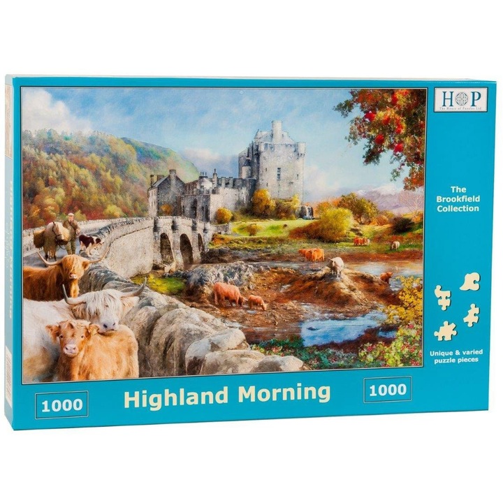 Puzzle The House of Puzzles - Highland Morning, 1.000 darab, (56601)
