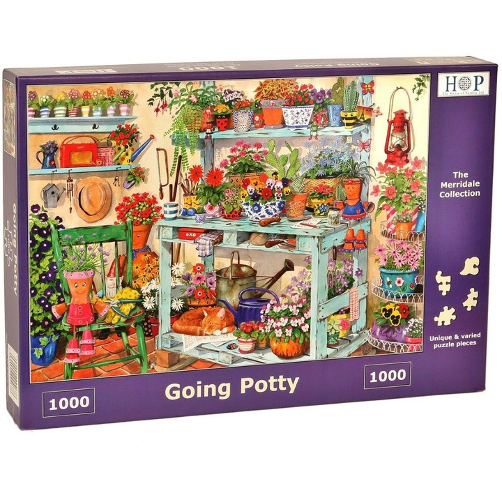 Puzzle The House of Puzzles - Going Potty, 1.000 darab, (65182)