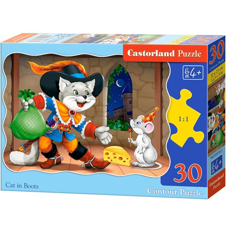 Puzzle Castorland - Cat In Boots, 30 piese (3730)