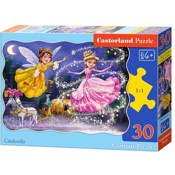 Puzzle Castorland - Cinderella, 30 piese (3747) Puzzle Castorland - Cinderella, 30 piese (3747)