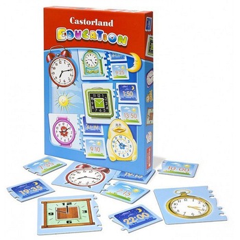 Puzzle Educativ Castorland - Puzzle Time, 21 piese (E-067) Puzzle Educativ Castorland - Puzzle Time, 21 piese (E-067)