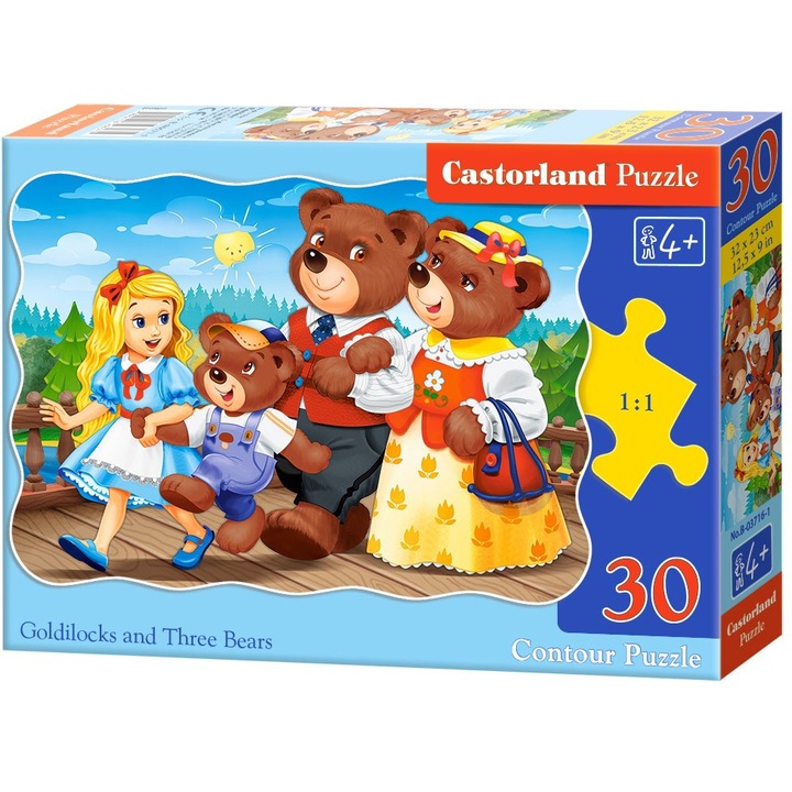 Пъзел Castorland - Goldilocks And Three Bears, 30 части (3716)