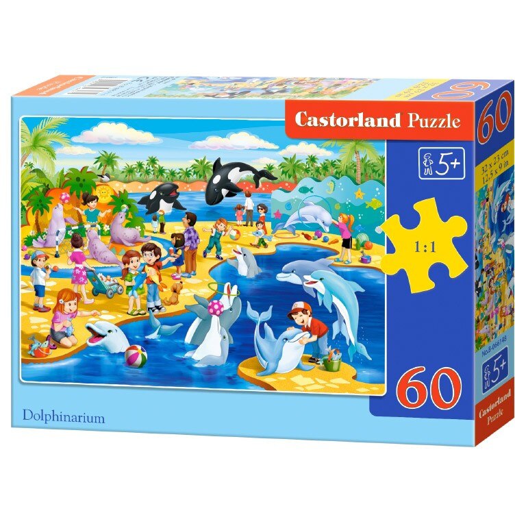 Puzzle Castorland - Dolphinarium, 60 piese (66148)
