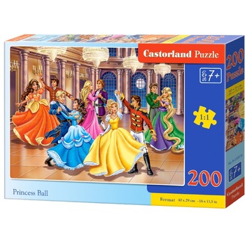 Puzzle Castorland - Princess Ball, 200 piese (222018) Puzzle Castorland - Princess Ball, 200 piese (222018)