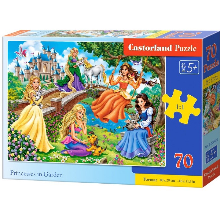 Пъзел Castorland - Princesses In Garden, 70 части (70022)