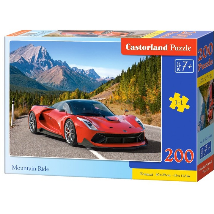 Пъзел Castorland - Montain Ride, 200 части (222049)