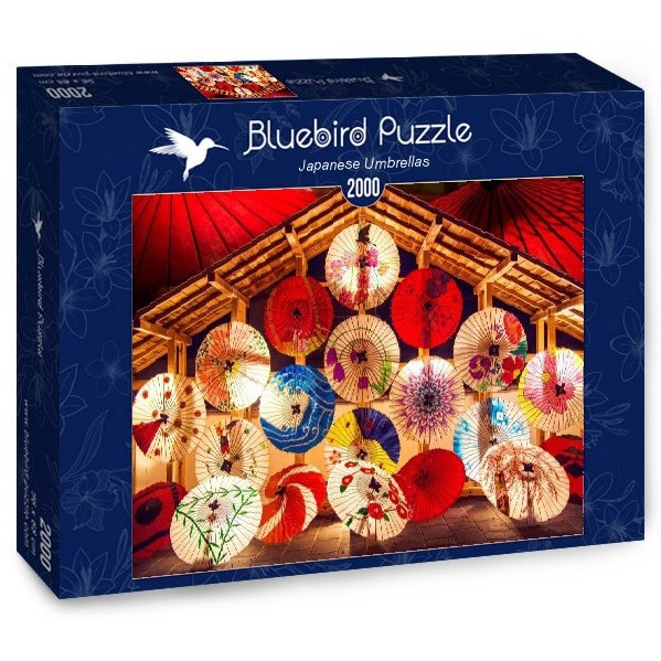 Puzzle Bluebird - Japanese Umbrellas, 2.000 piese (70008) - eMAG.ro