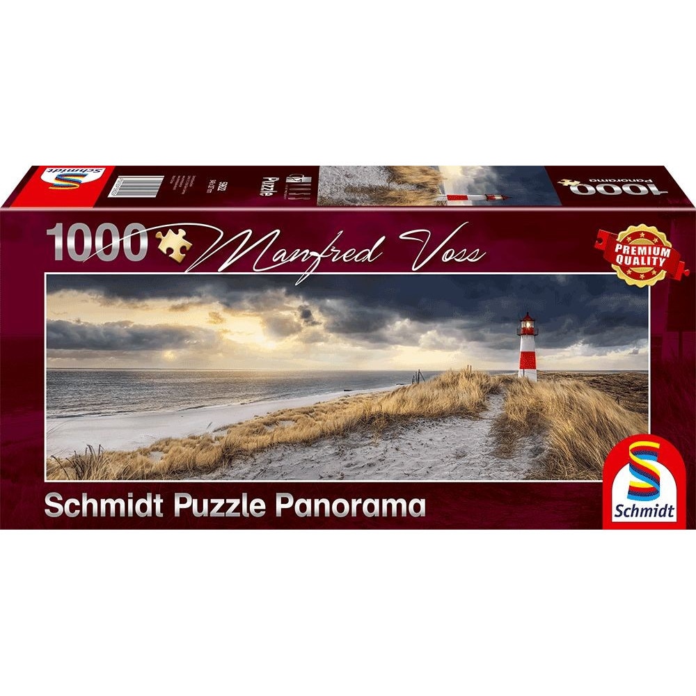 Puzzle panoramic Schmidt - Manfred Voss - Lighthouse, Sylt, 1.000 piese (59622)