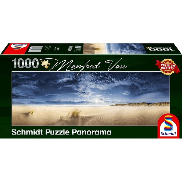 Schmidt Puzzle - Manfred Voss: Infinitive vastness, Sylt, 1000 db