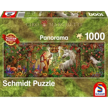 Puzzle Schmidt - Ciro Marchetti: Magic forest, 1000 piese Puzzle Schmidt - Ciro Marchetti: Magic forest, 1000 piese