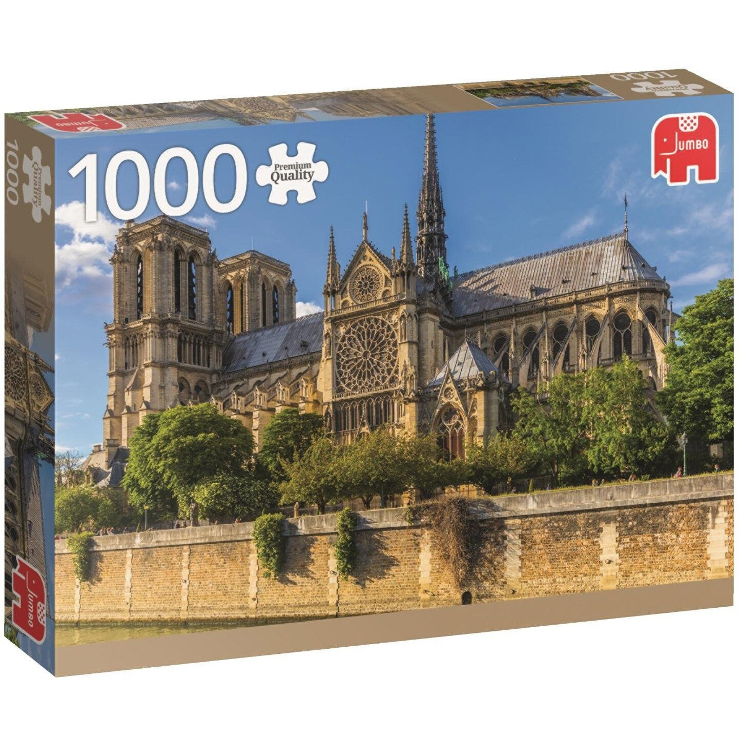 Puzzle Jumbo - Notre Dame de Paris, 1.000 piese (18528)