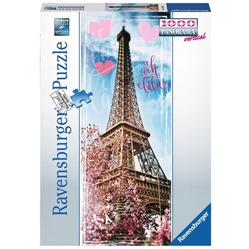 Puzzle panoramic Ravensburger - Eiffel Tower, 1.000 piese (15103) Puzzle panoramic Ravensburger - Eiffel Tower, 1.000 piese (15103)