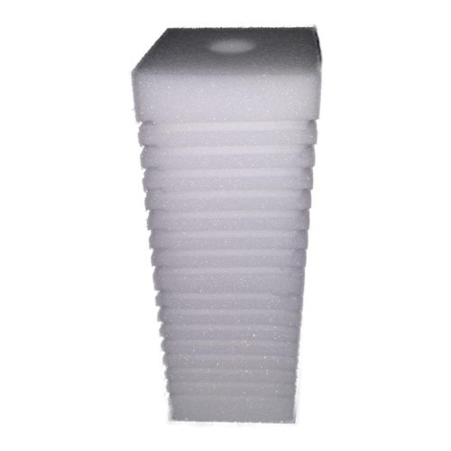 Burete Exo rezerva pentru filtru acvariu patrat mijlociu alb 7 X 7 X 20 cm
