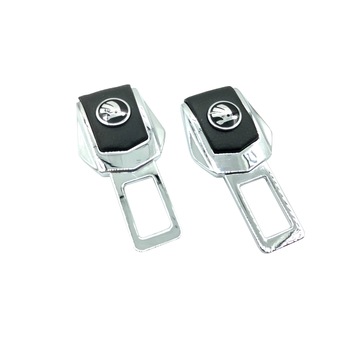 Anulator / Blocator Sunet Centura Piele Chrome Skoda Set 2 buc Anulator / Blocator Sunet Centura Piele Chrome Skoda Set 2 buc