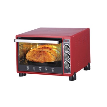 Cuptor Electric cu Termostat Harlem® SALLY HAF411 , 1500W, 33L, dimensiuni 495X325X295, Tava Inclusa, Rosu Cuptor Electric cu Termostat Harlem® SALLY HAF411 , 1500W, 33L, dimensiuni 495X325X295, Tava Inclusa, Rosu