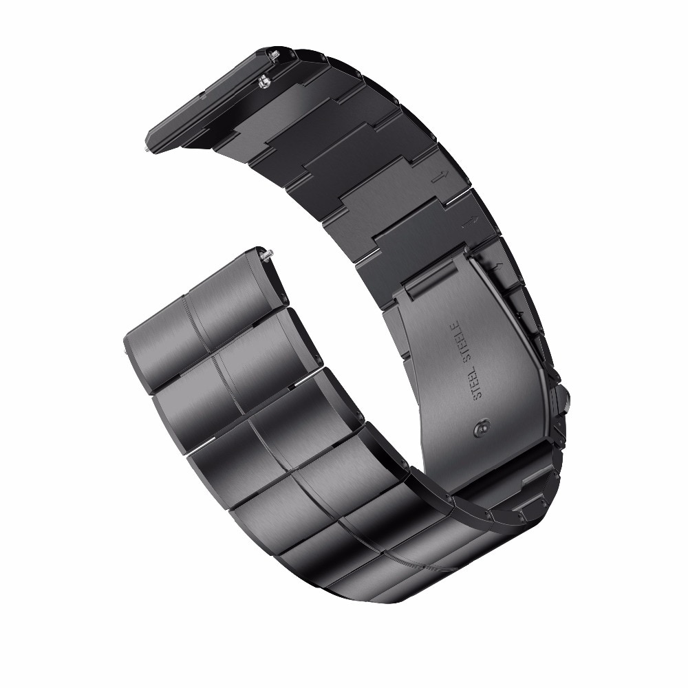 Partial Removal Will Curea metalica 22 mm, compatibila Samsung Galaxy Watch, telescoape Quick  Release, de la Betterconn, neagra - eMAG.ro