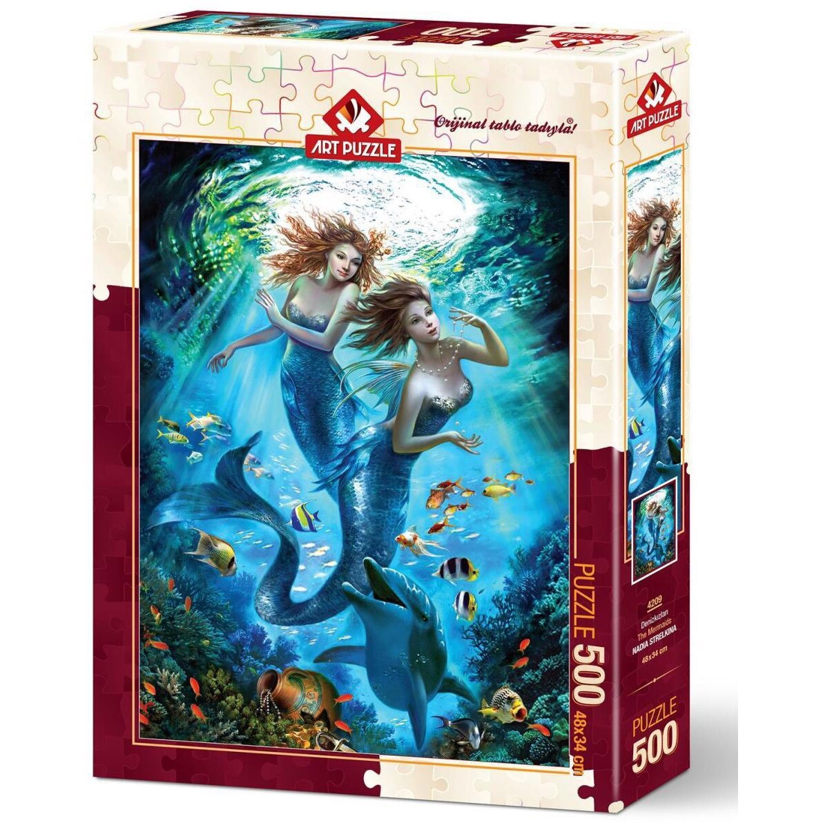 Puzzle Art Puzzle Mermaids, 500 darab, (ArtPuzzle4209) eMAG.hu