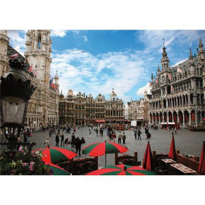 Пъзел D-Toys - Famous Places: Brussels, Belgium, 1.000 части (Dtoys-64288-FP01-(64288))