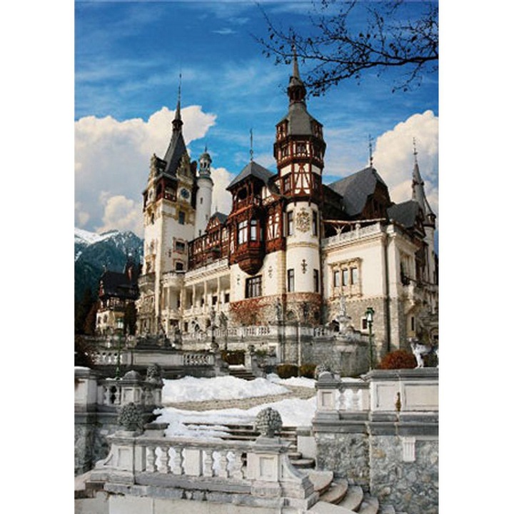 Пъзел D-Toys - Romania - Peles Castle, 1.000 части (DToys-63038-MN08-(70739))