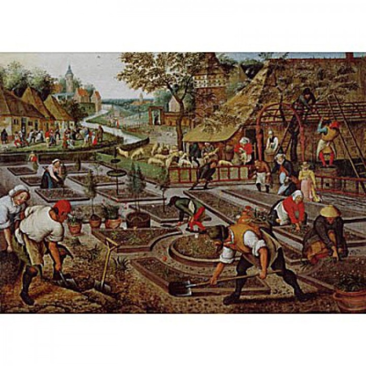 Пъзел D-Toys - Pieter Bruegel: Spring, 1.000 части (Dtoys-66947-BR01-(66947))