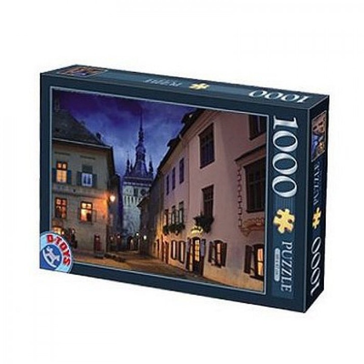 Пъзел D-Toys - Romania - Schasburg, Sighisoara, 1.000 части (DToys-63038-MN10)