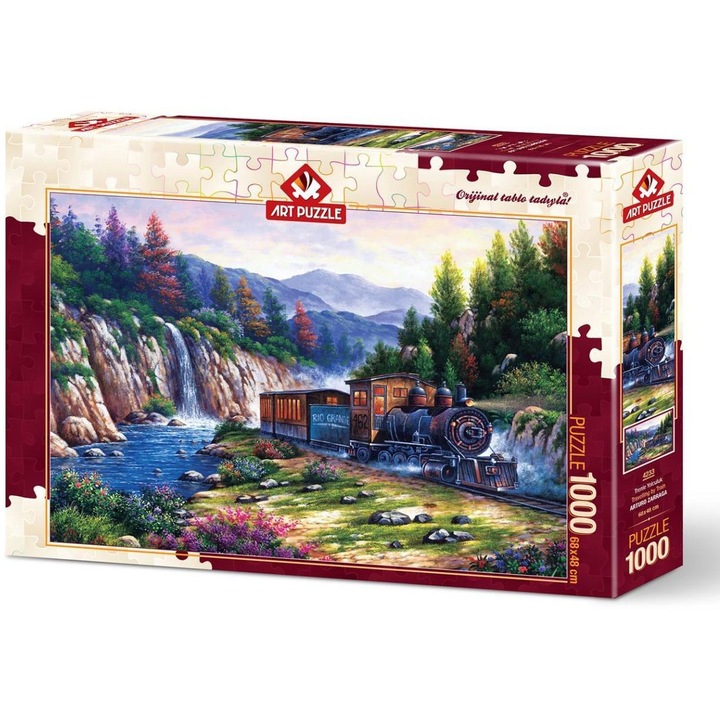 Пъзел Art Пъзел - Travelling by Train, 1.000 части (Art-Пъзел-4233)