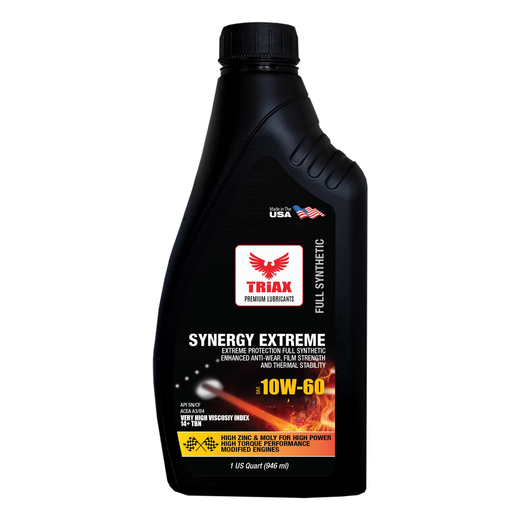 Ulei de Motor Racing Triax Synergy Extreme 10W-60 Full Sintetic, 946 ml