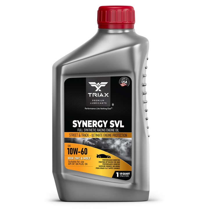Ulei de Motor Racing Triax Synergy SVL 10W-60 Full Sintetic, 946 ml