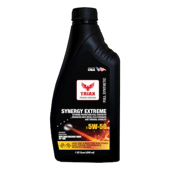 Ulei de Motor Racing Triax Synergy Extreme 5W-50 Full Sintetic, 946 ml Ulei de Motor Racing Triax Synergy Extreme 5W-50 Full Sintetic, 946 ml