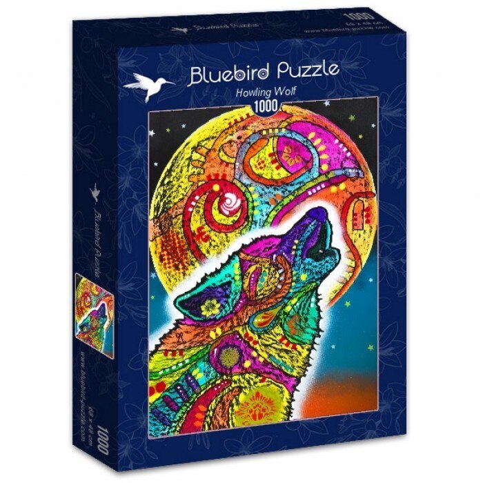 Puzzle Bluebird - Howling Wolf, 1.000 piese (70203)