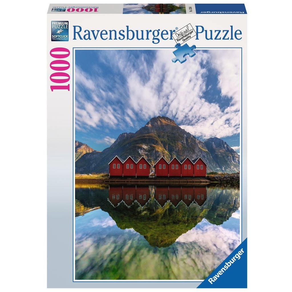 Puzzle Ravensburger - Sunndalsora, Norway, 1.000 piese (15256)