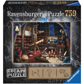 Puzzle Ravensburger - Escape Puzzle - Observatoire Astronomique (in French), 759 piese (19956) Puzzle Ravensburger - Escape Puzzle - Observatoire Astronomique (in French), 759 piese (19956)