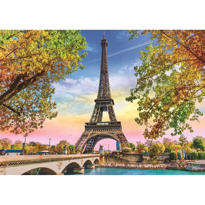 Пъзел Trefl - Romantic Paris, 500 части (37330)