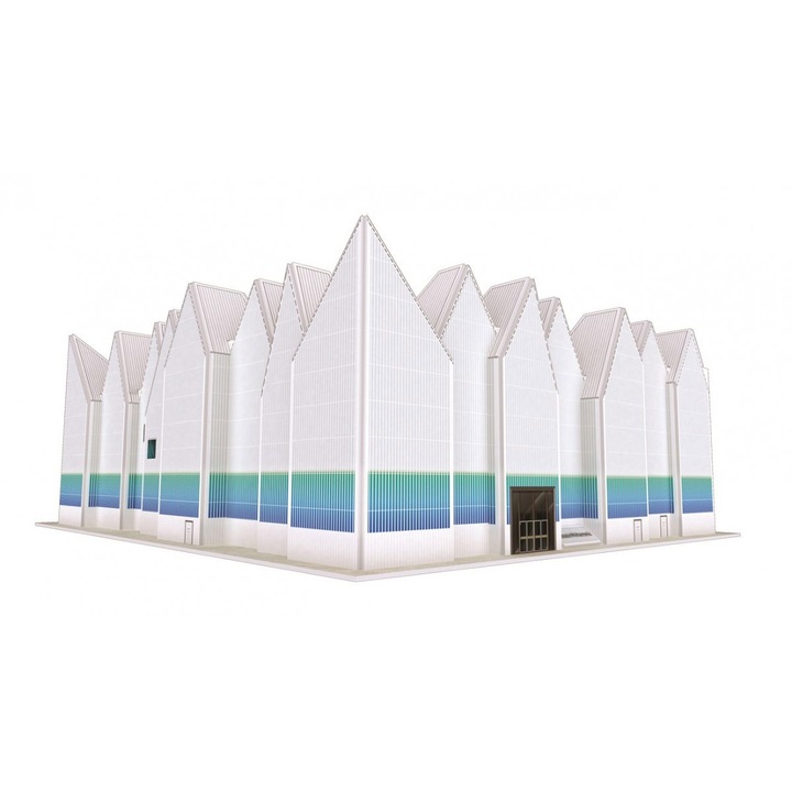 Пъзел 3D Cubic Fun - Szczecin Philharmonic, 98 части (Cubic-Fun-MC247h)