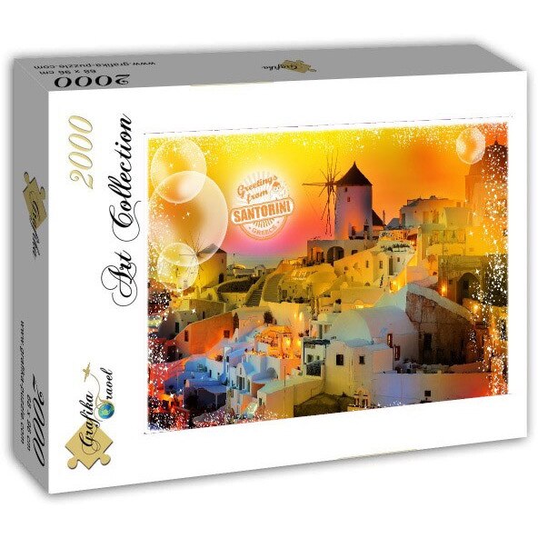 Puzzle Grafika Travel Around The World Greece 2 000 Darab 58995 Emag Hu