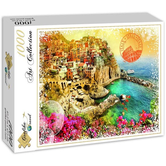 Puzzle Grafika Travel Around The World Italy 1 000 Darab 59100 Emag Hu