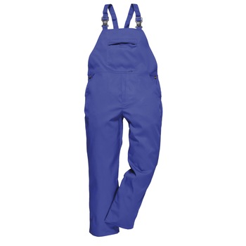 Pantaloni de salopeta cu pieptar C875, Portwest, albastru electric, XXXL, C875RBRXXXL Pantaloni de salopeta cu pieptar C875, Portwest, albastru electric, XXXL, C875RBRXXXL